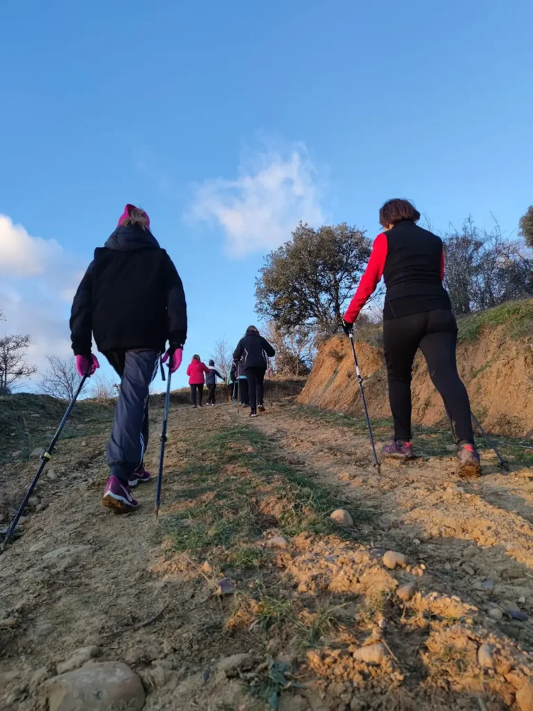 deportes de montaña sierra de francia marcha nórdica 2