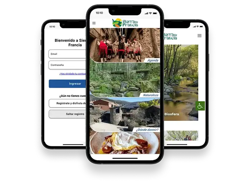 imagen app turismo sierra de Francia